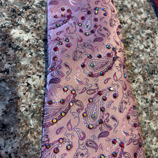 PINK PAISLEY BLING
