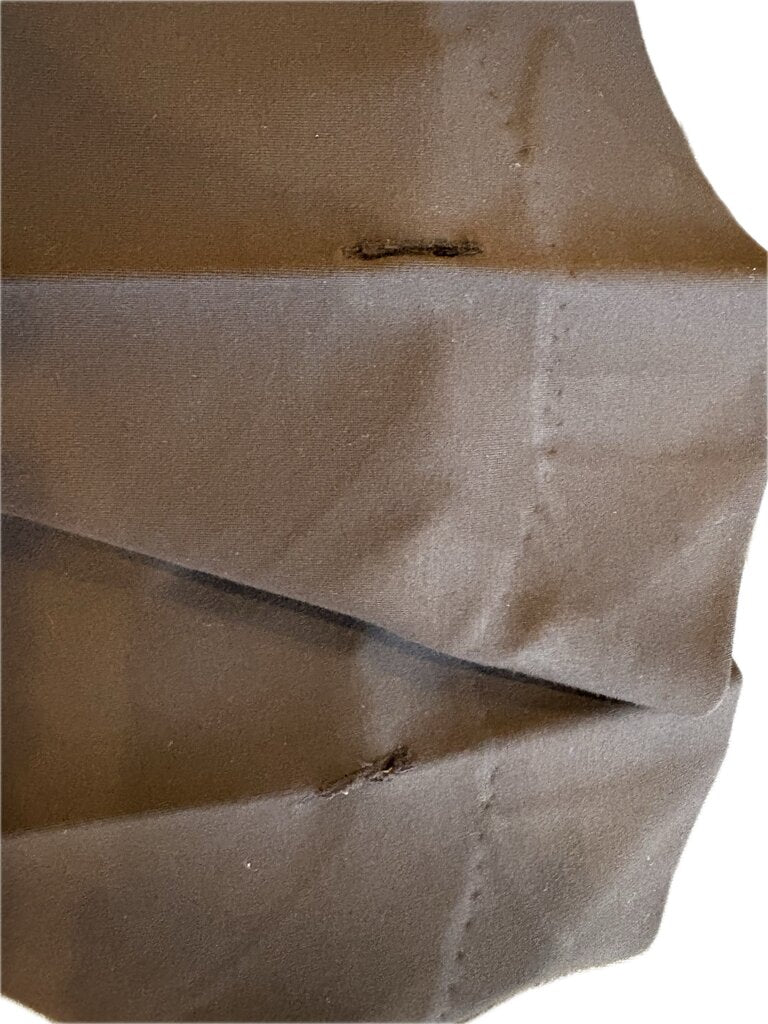 BROWN STRETCH FABRIC JODS