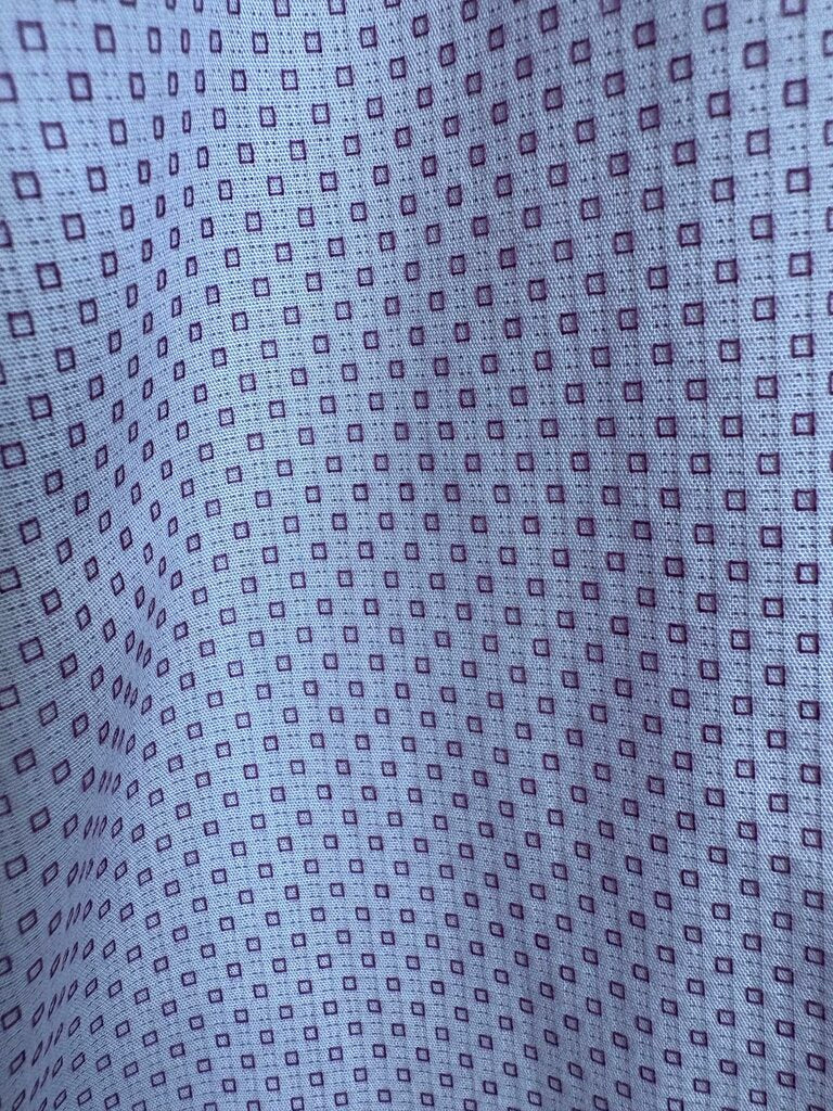 PURPLE SQUARE PATTERN DEREGNAUCOURT SHIRT