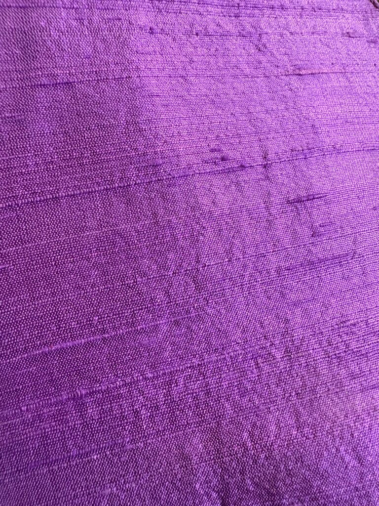 PURPLE DUPIONI SILK VEST