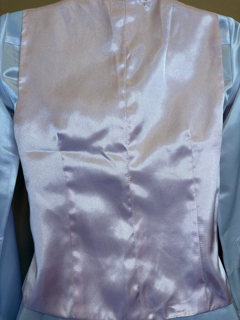 PINK DUPIONI SILK VEST