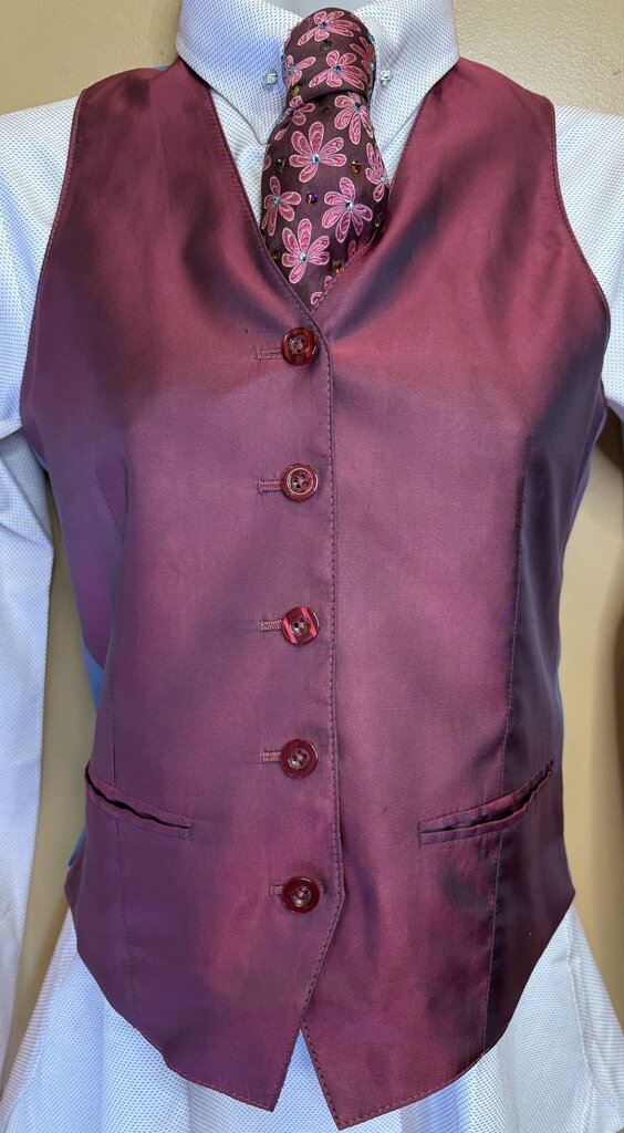 MAROON ELLIE MAY VEST
