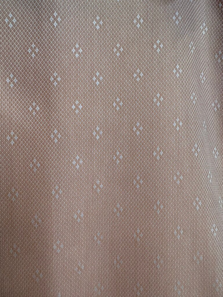 ORANGE WITH WHITE PATTERN BETTY BERDINE SHIRT