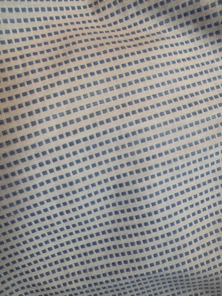 BLUE PIN DOT BETTY BERDINE SHIRT