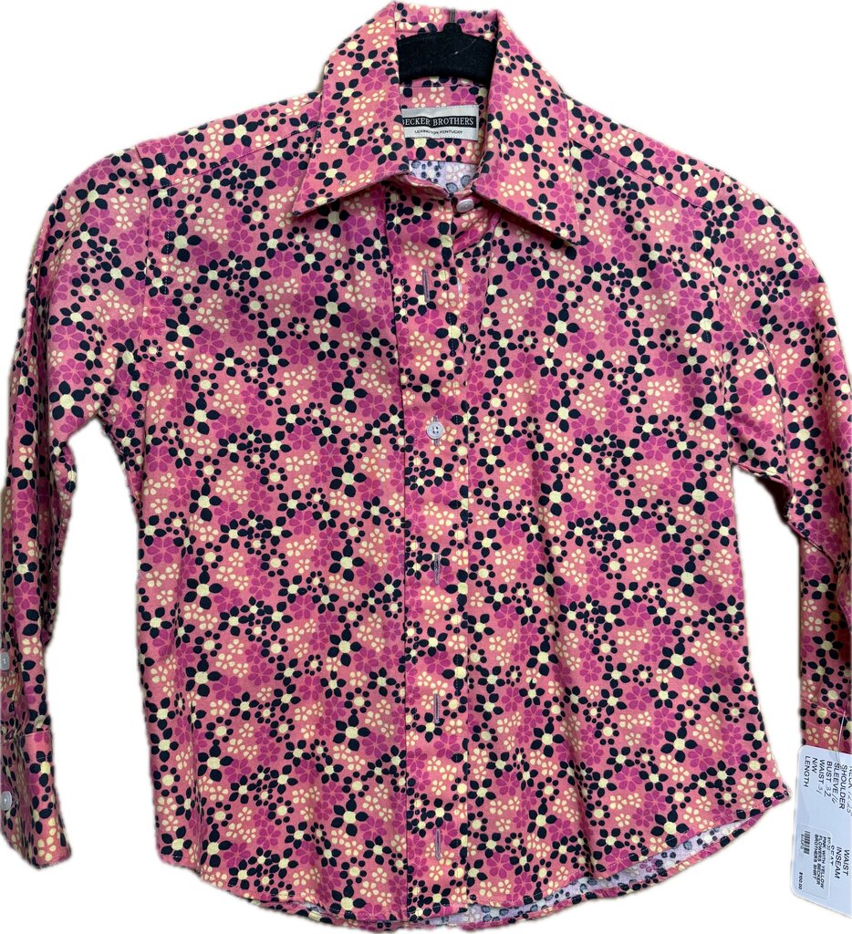 PINK WITH YELLOW FLOWERS BECKER BROTHERS SHIRT