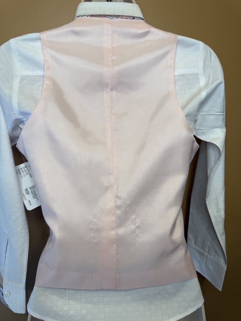 PINK WITH METALLIC PINK ACCENTS B. BROTHERS VEST