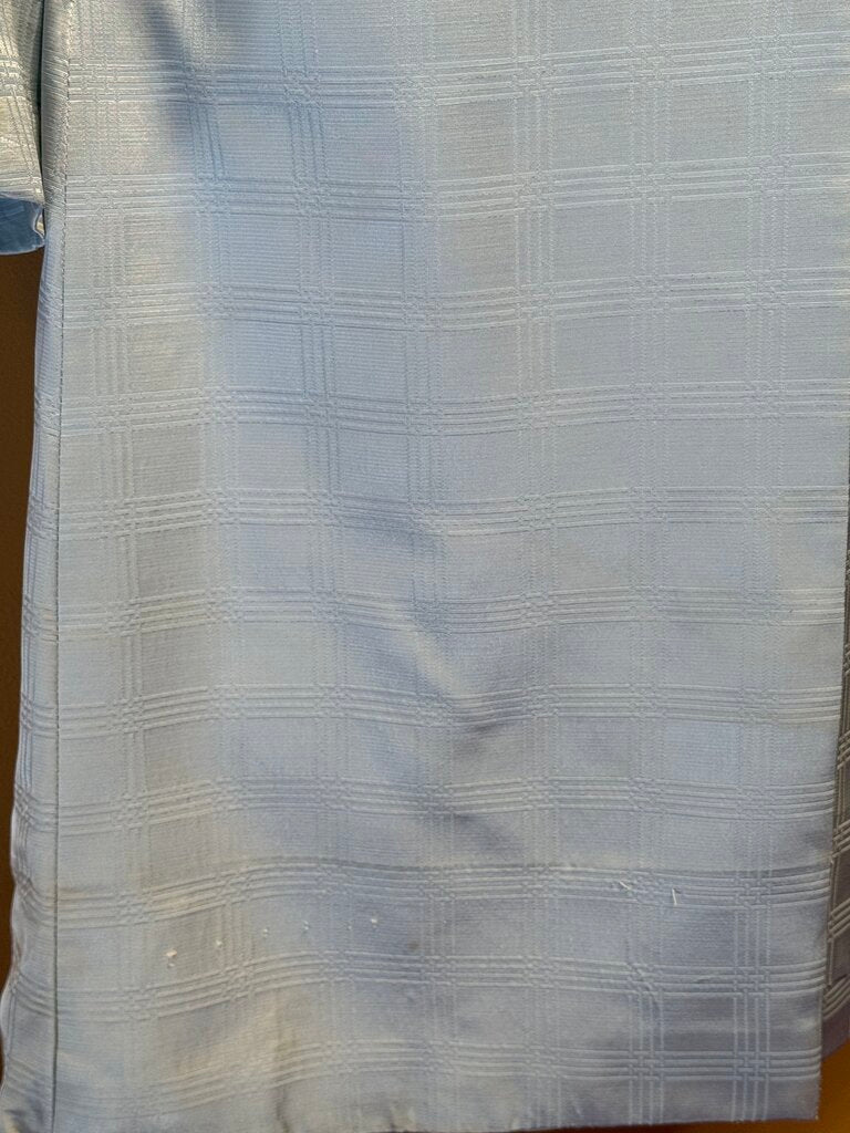 ICE BLUE WINDOWPANE FRIERSON DAY COAT
