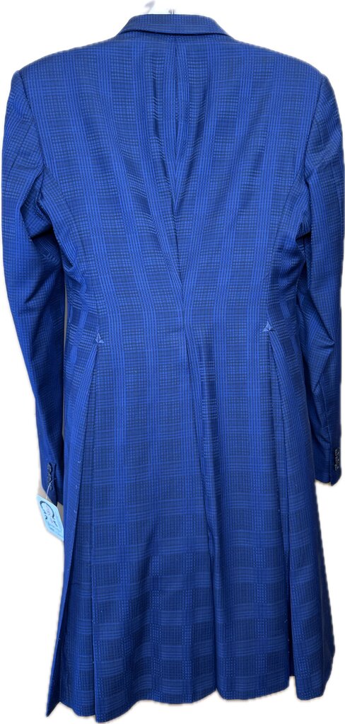 NAVY PLAID DEREGNAUCOURT DAY SUIT
