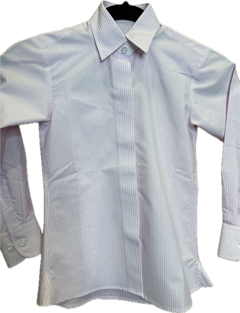 PINK SQUARES BETTY BERDINE SHIRT
