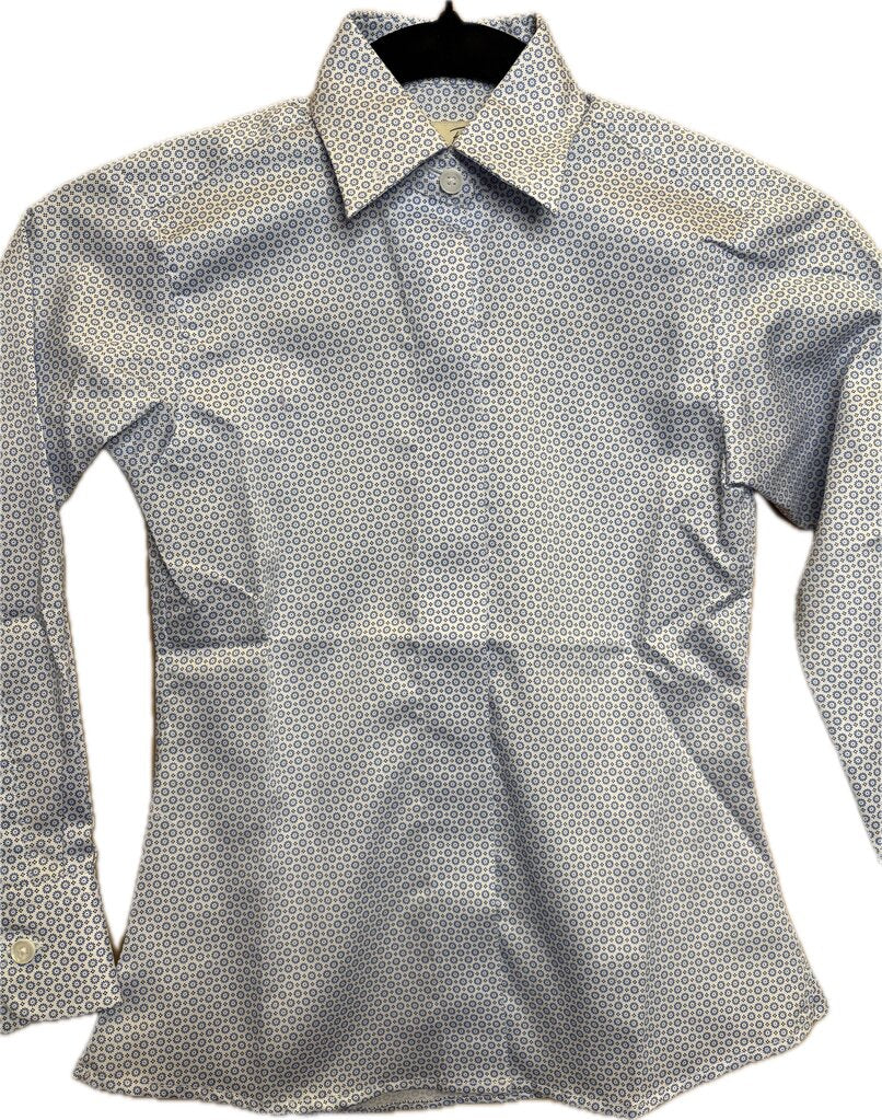 BLUE CIRCLES BETTY BERDINE SHIRT