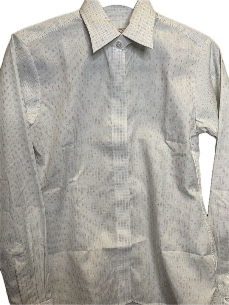 PINK AND GREEN SQUARES BETTY BERDINE SHIRT