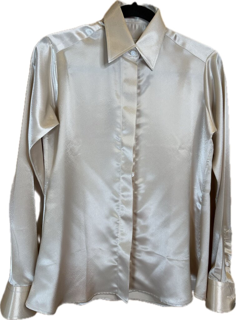 CHAMPAGNE SATIN BETTY BERDINE SHIRT
