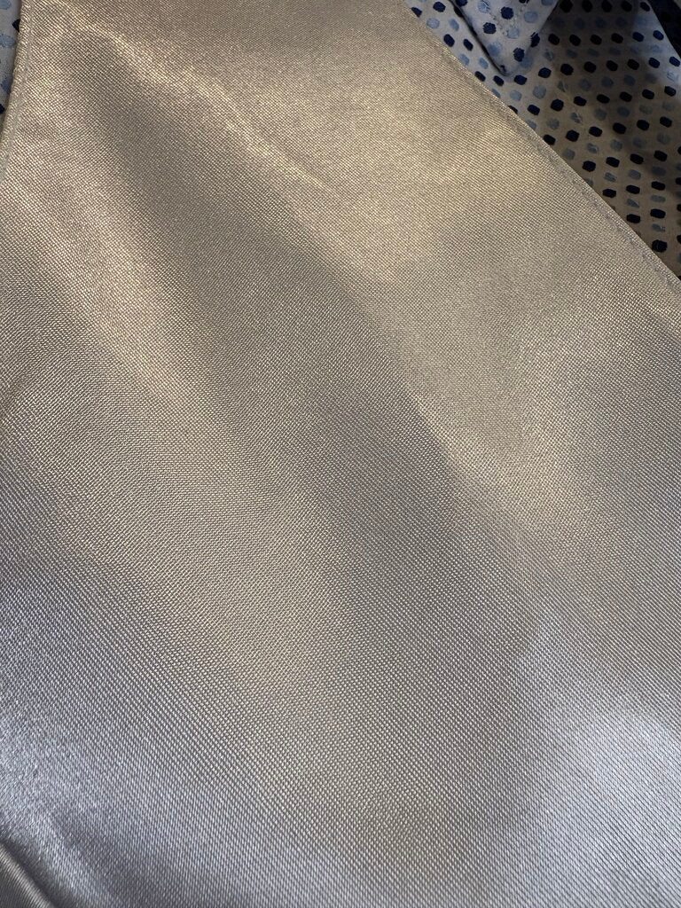 WHITE SATIN HARTMEYER VEST