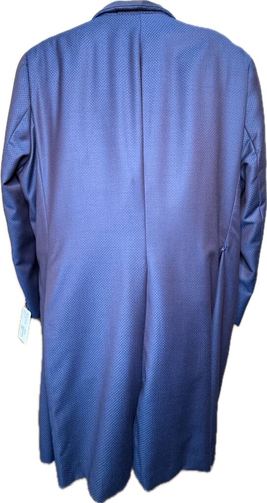 NAVY AND BRONZE MARSHA DEARRIAGA DAY COAT