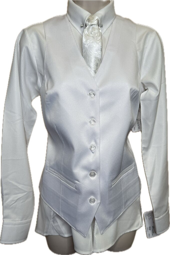 WHITE PATTERN BETTY BERDINE SHIRT