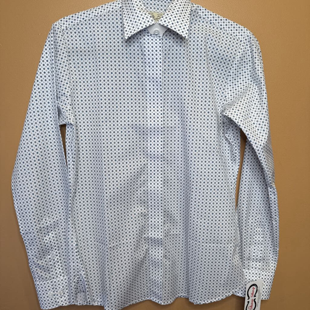 BLUE CIRCLES BETTY BERDINE SHIRT