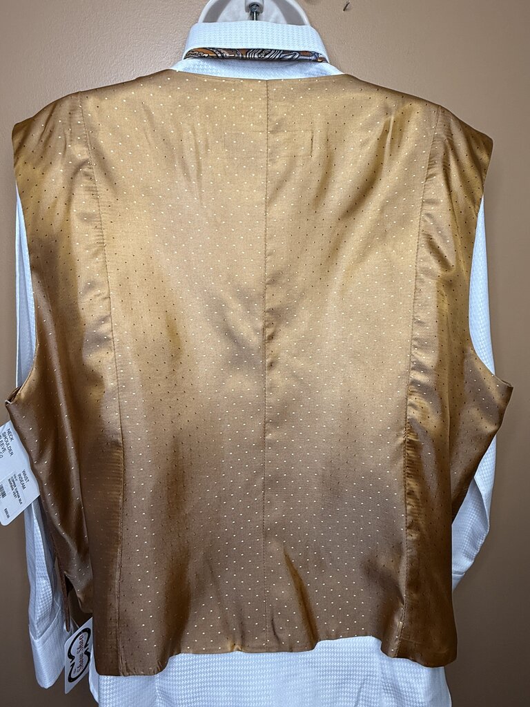 COPPER DUPIONI SILK MARSHA VEST