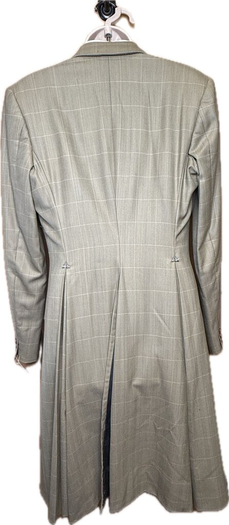 SAGE WITH BLUE WINDOWPANE DAY SUIT