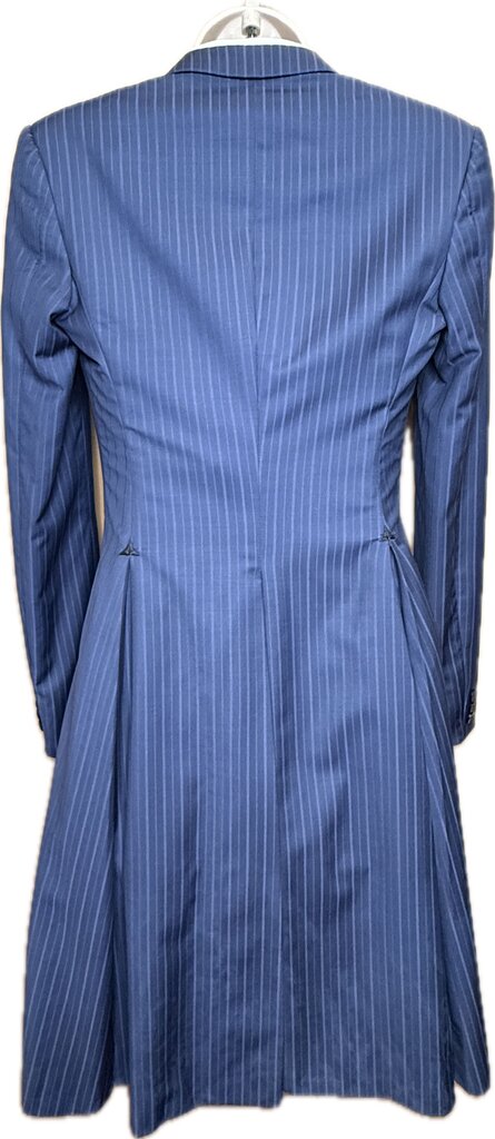 SLATE BLUE WITH STRIPE DEREGNAUCOURT DAY SUIT