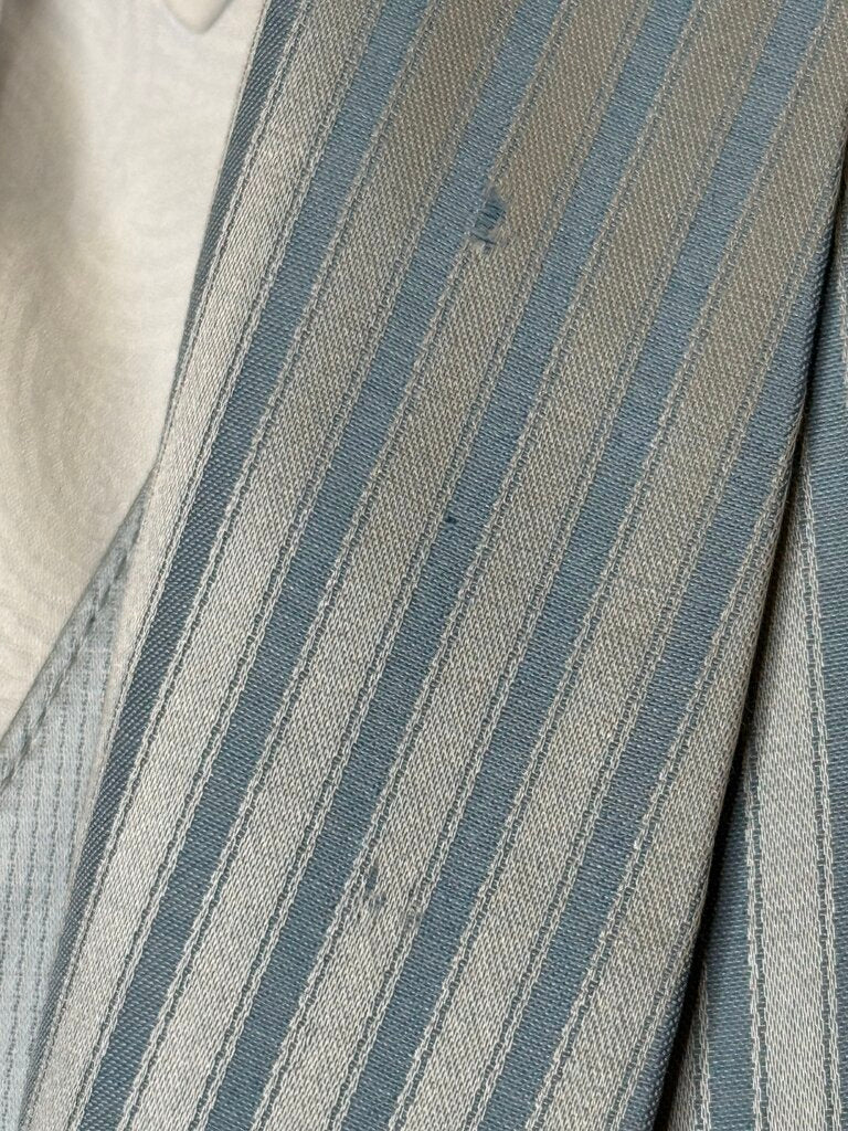 BLUE STRIPE BECKER BROTHERS DAY COAT