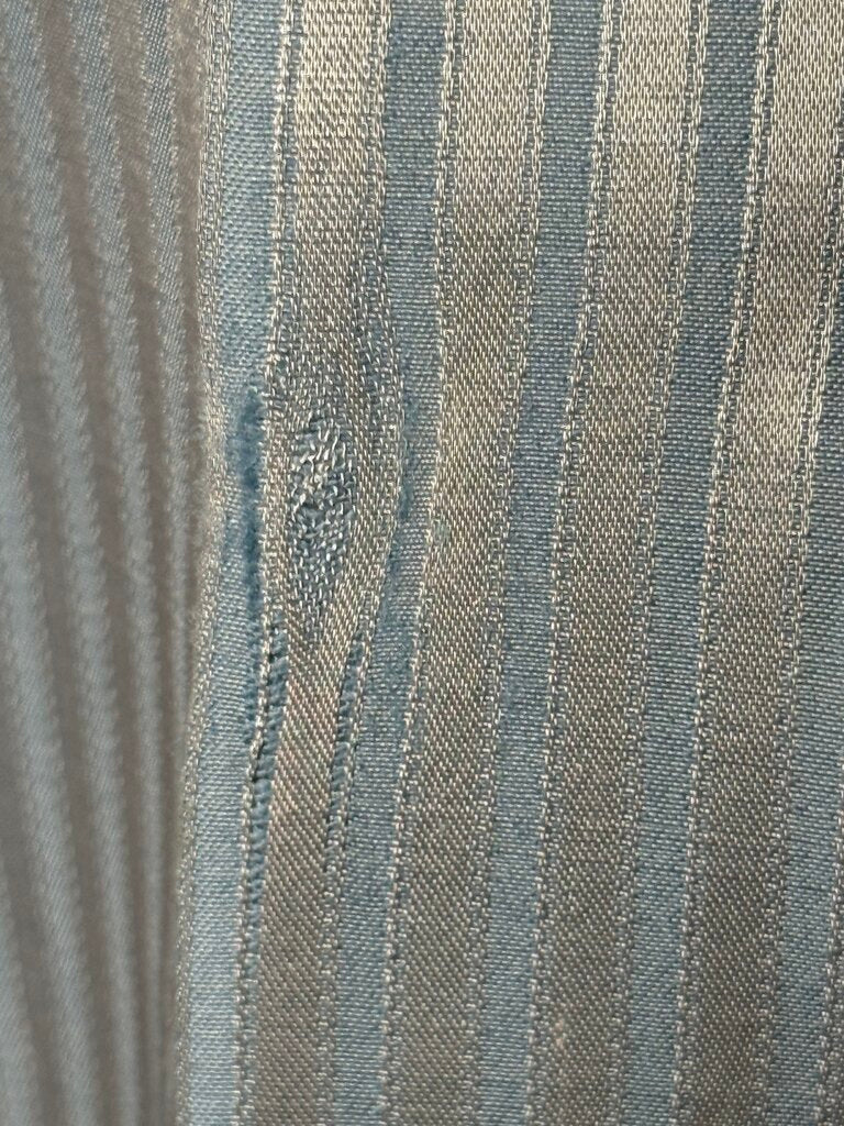 BLUE STRIPE BECKER BROTHERS DAY COAT
