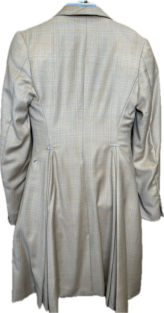 CAMEL WITH BLUE WINDOWPANE CM DAY SUIT