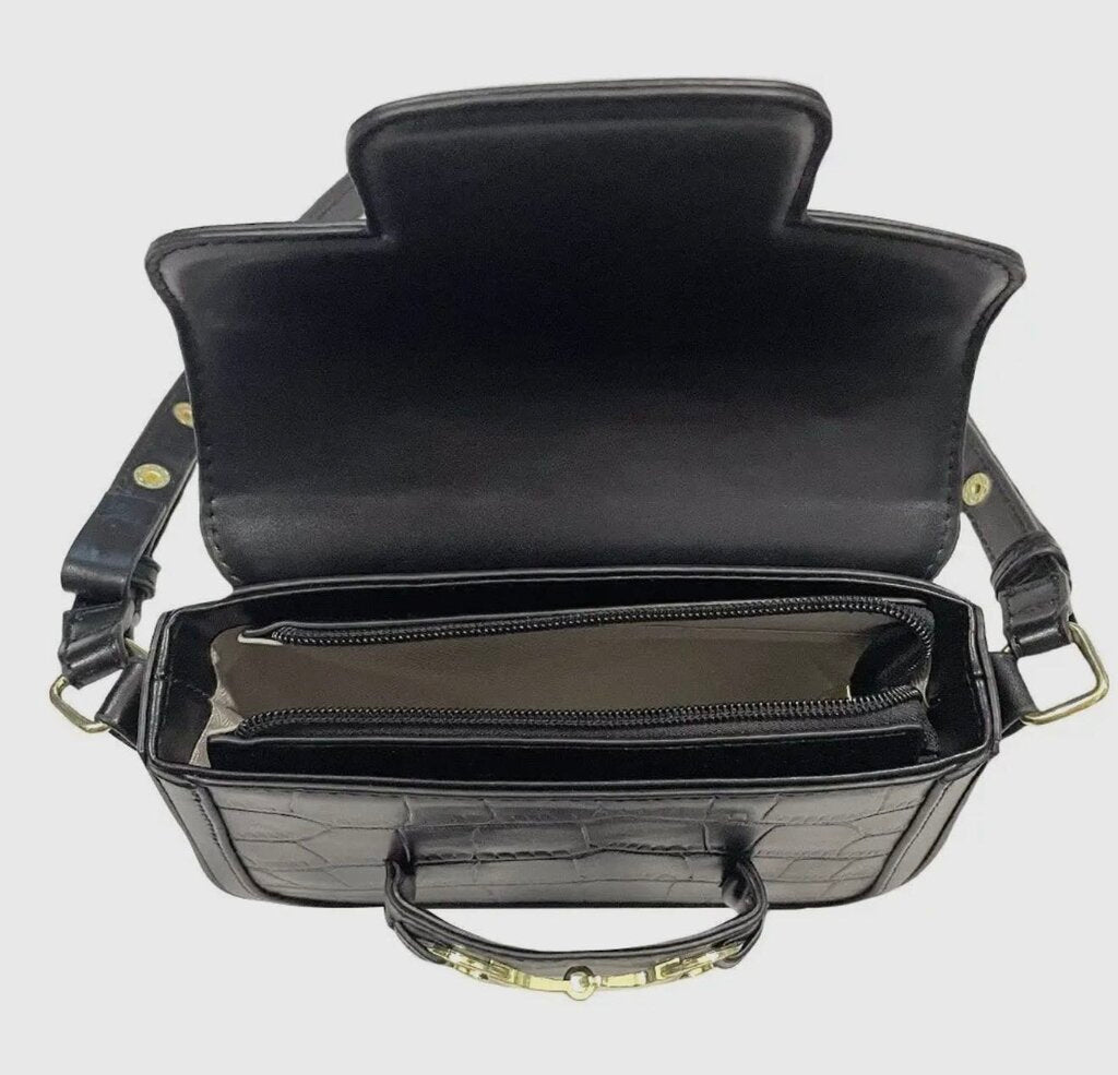 PURSE SNAFFLE BIT BROWN