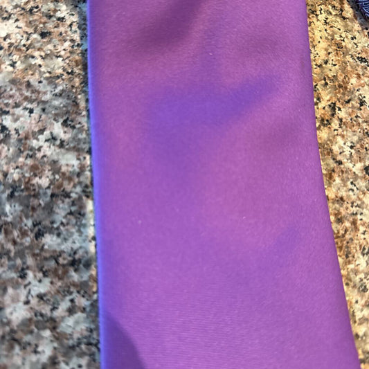 PURPLE SATIN TIE