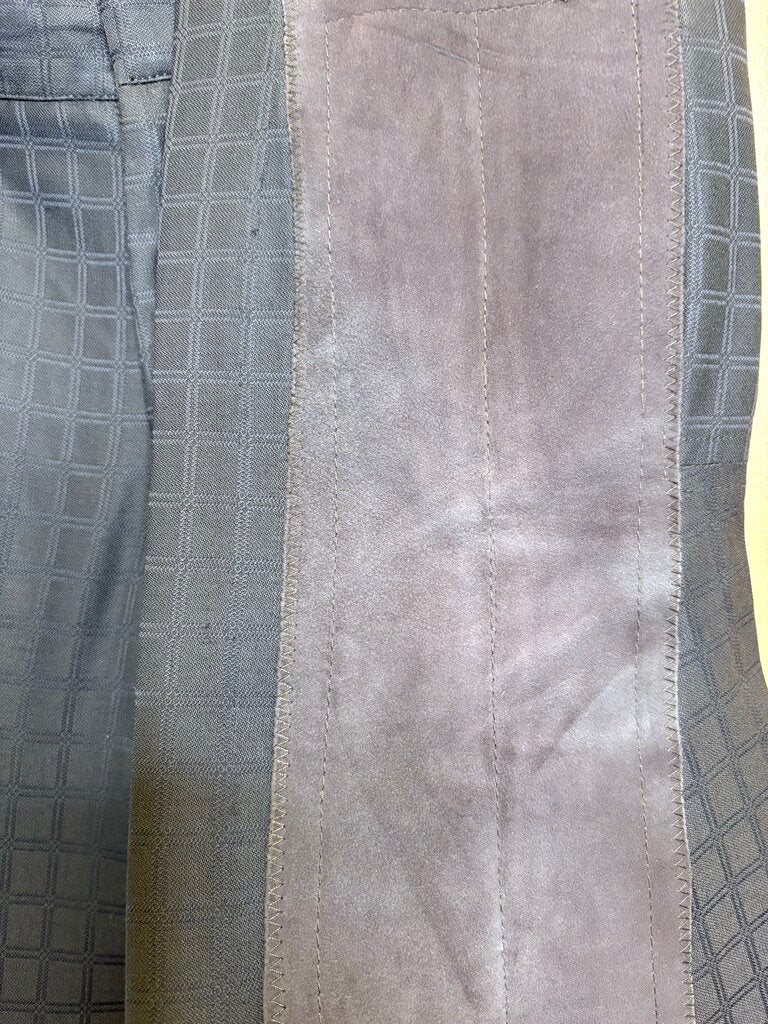 BOYS BROWN SQUARE PATTERN DAY SUIT
