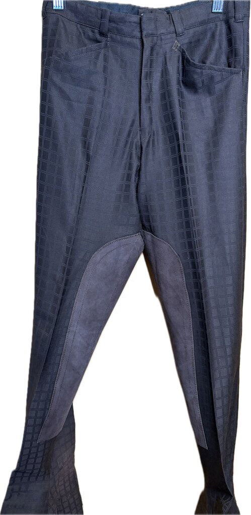BOYS BROWN SQUARE PATTERN DAY SUIT