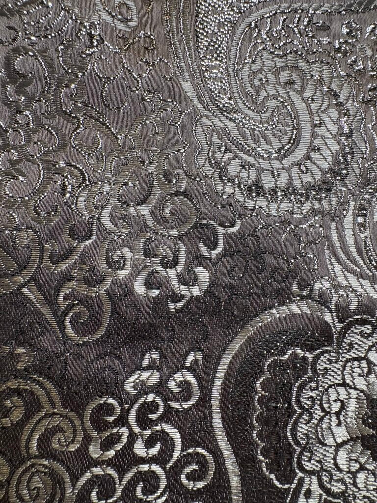 SILVER METALLIC MARSHA DEARRIAGA DAY COAT