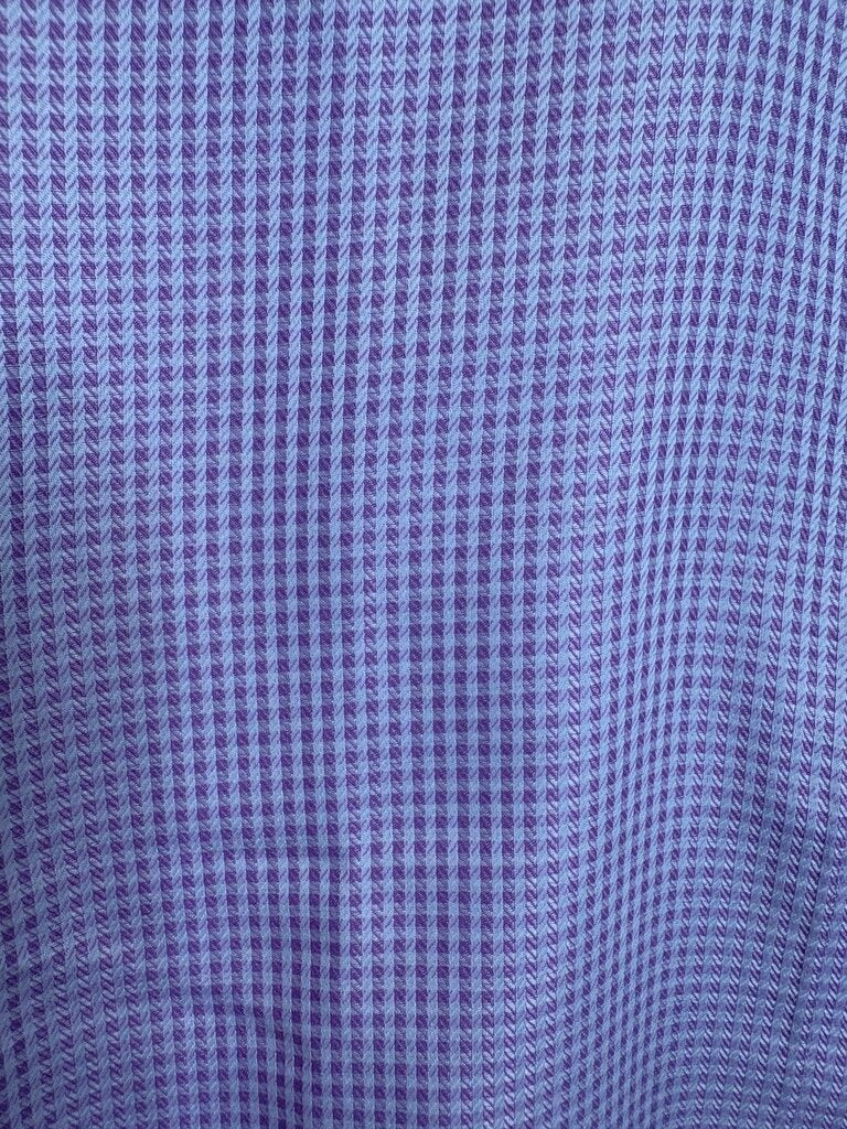 PURPLE SQUARE PATTERN BETTY BERDINE SHIRT