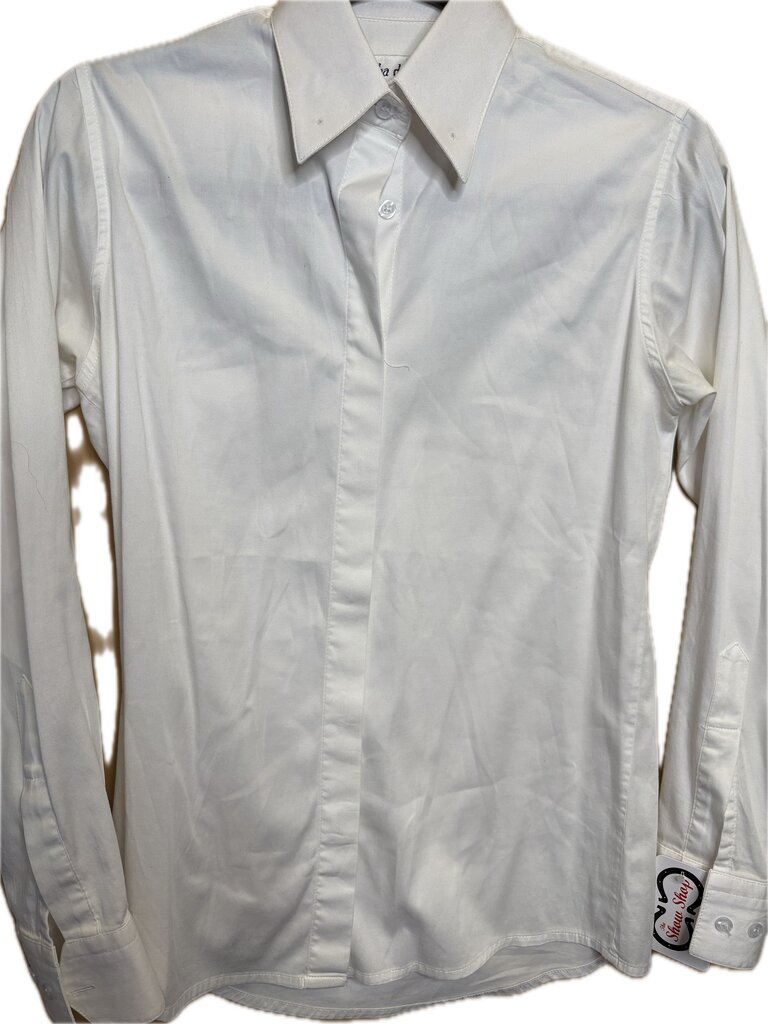 WHITE MARSHA DEARRIAGA SHIRT