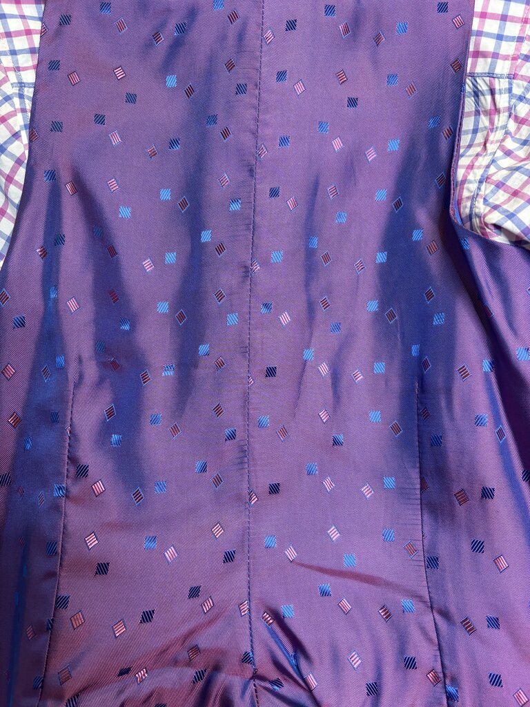 PURPLE SATIN DEREGNAUCOURT VEST