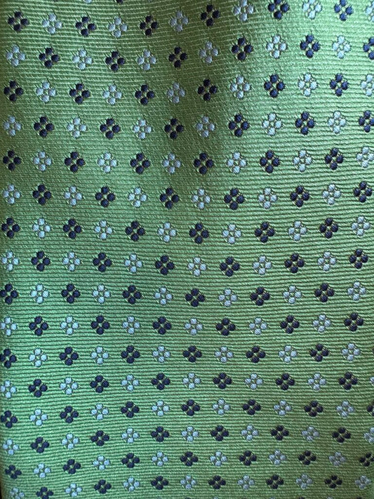 GREEN WITH NAVY TIE