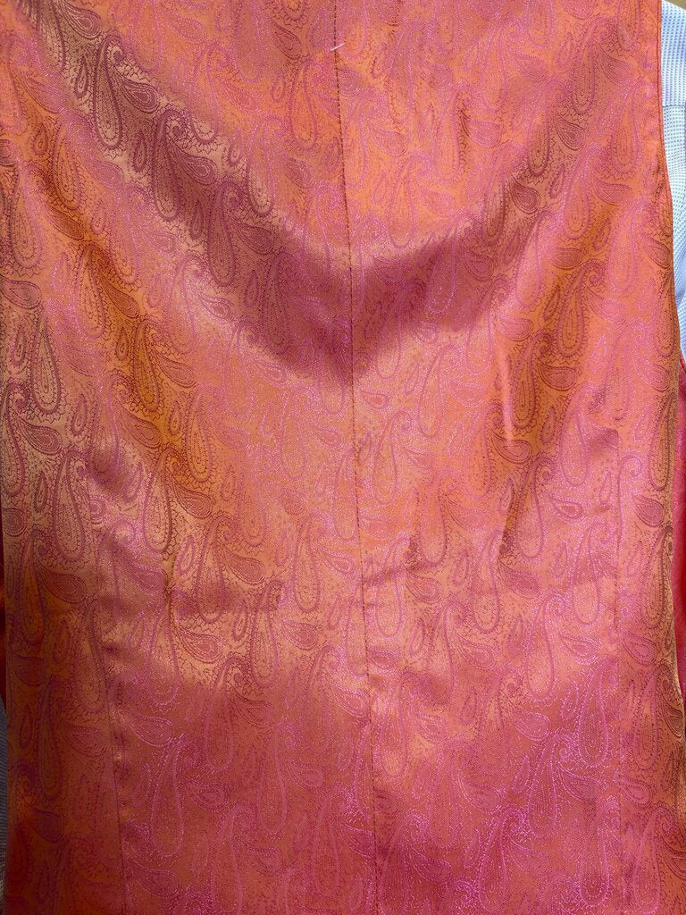 BURNT ORANGE SATIN ELLIE MAY VEST