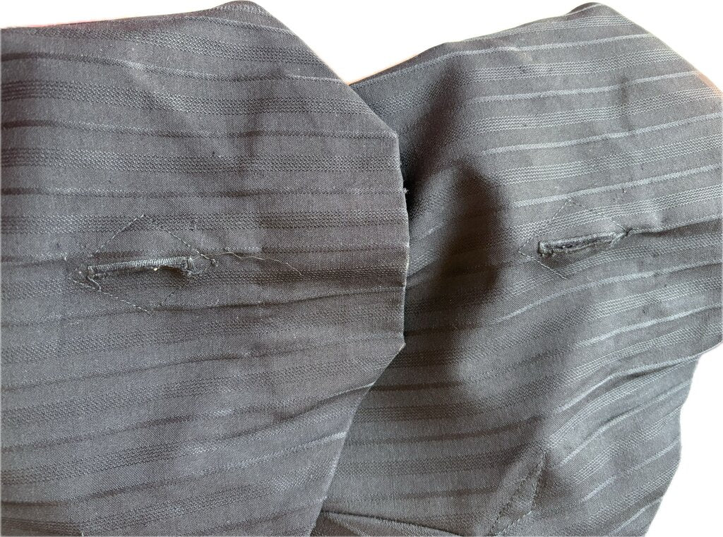 BLACK STRIPE BECKER BROTHERS DAY SUIT