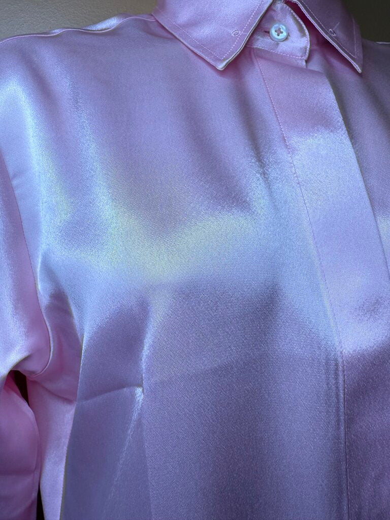 PINK SATIN BETTY BERDINE SHIRT