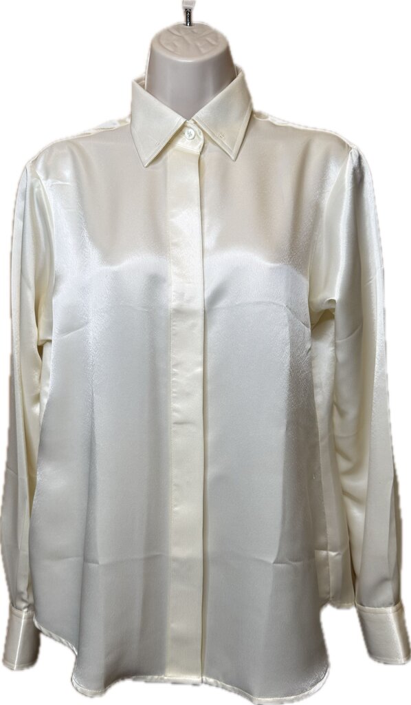 IVORY SATIN BETTY BERDINE SHIRT