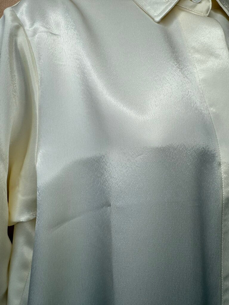 IVORY SATIN BETTY BERDINE SHIRT