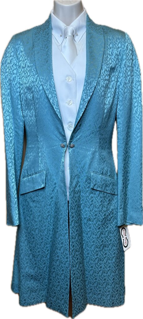 TEAL PATTERN FRIERSONS COAT