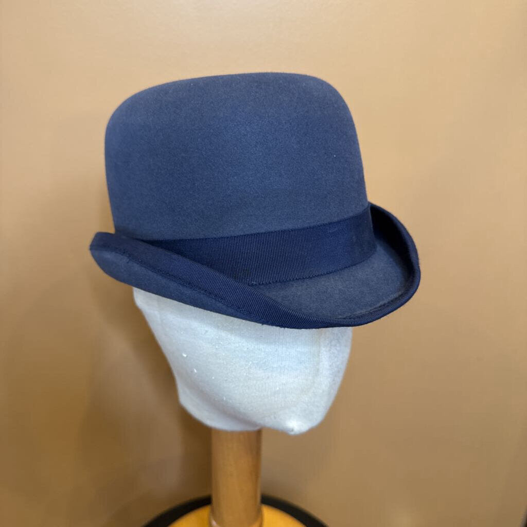 BLUE BECKER BROTHERS DERBY SIZE 6 7/8