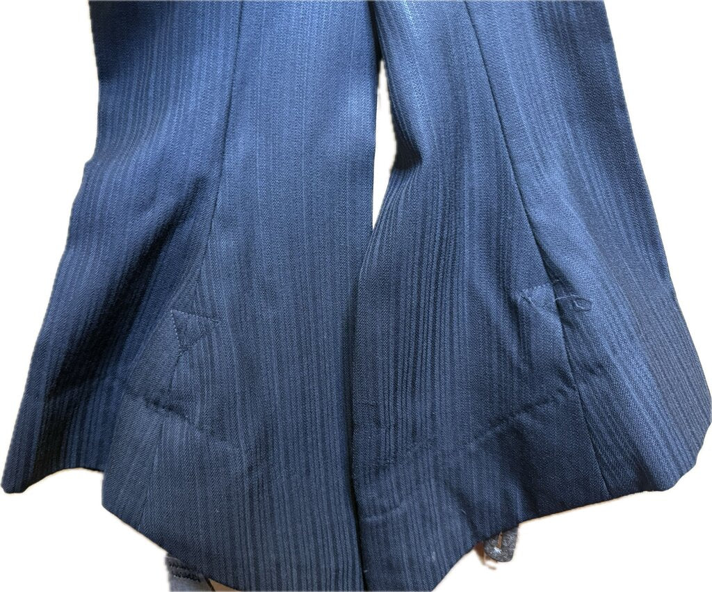 BLACK CARL MEYERS DAY SUIT WITH 2 PAIRS OF JODS