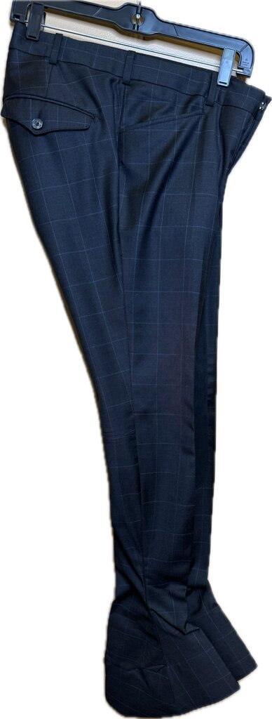 CHARCOAL BLUE PANEL DAY SUIT