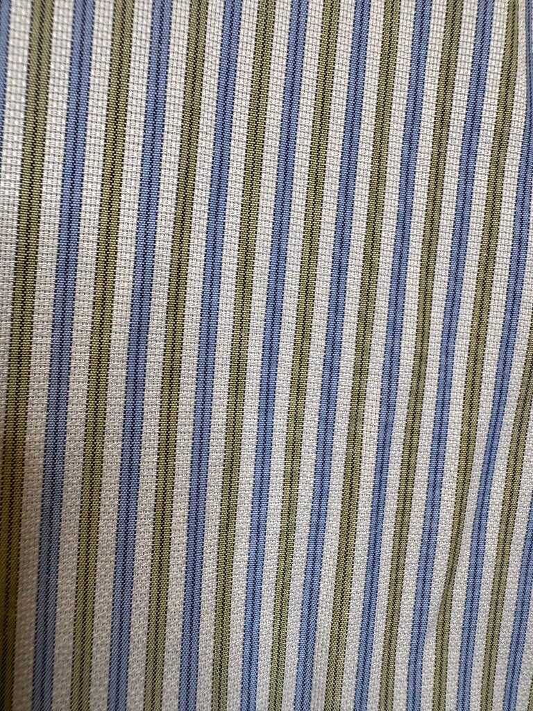 BLUE AND GREEN STRIPE SHIRT BLUE RIBBON BOUTIQUE