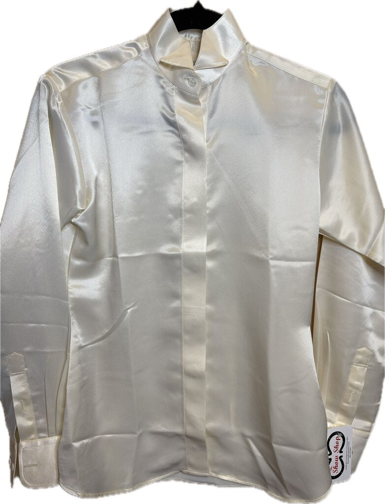 CREAM SATIN FORMAL BETTY BERDINE SHIRT