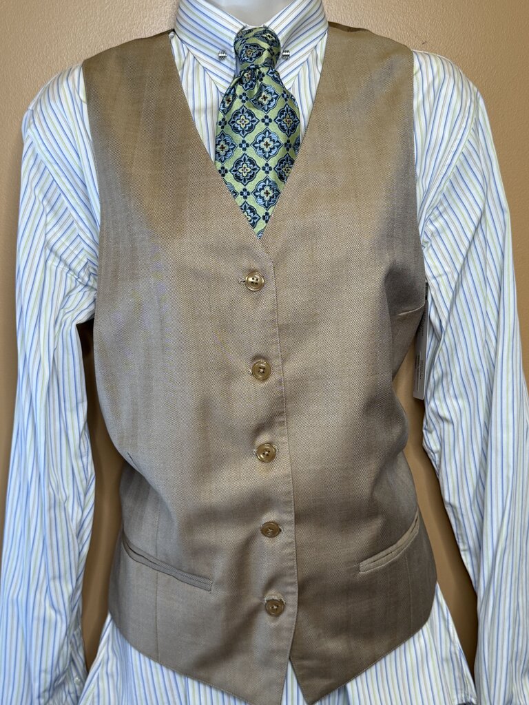 CAMEL HERRINGBONE BBRO'S VEST