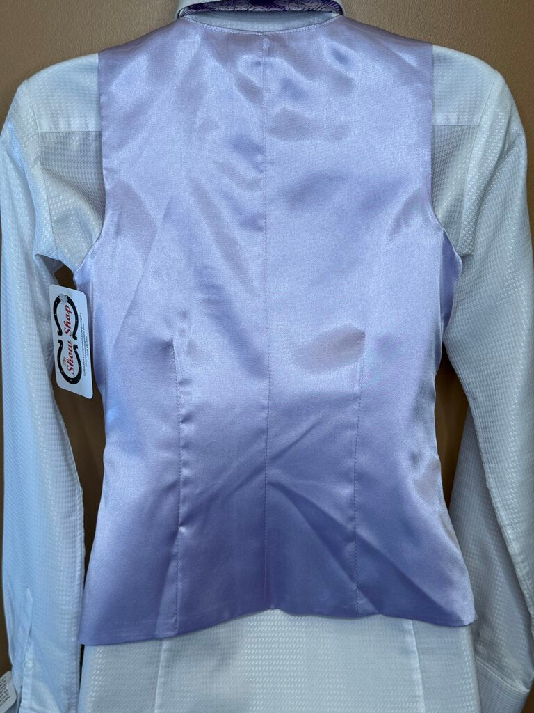 LILAC SATIN BETTY BERDINE VEST