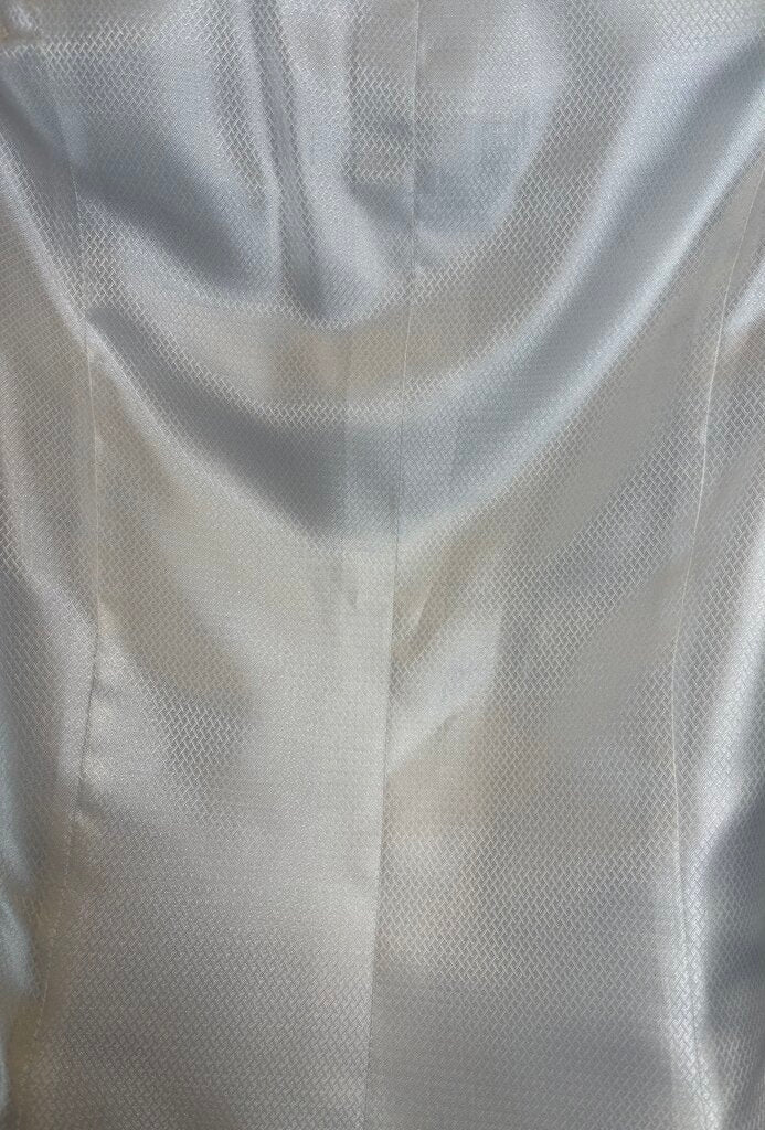 WHITE SATIN MARSHA DEARRIAGA VEST