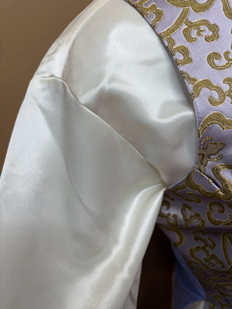 CREAM SATIN BETTY BERDINE SHIRT